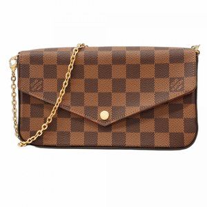 LOUIS VUITTON Brown Damier Pouch